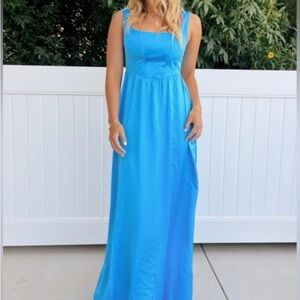Show Me Your MuMu Vibrant Blue Maxi Dress